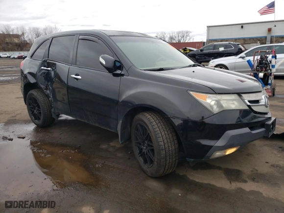 2009 Acura MDX Sport/Entertainment Pkg with VIN 2HNYD28849H505989, listed as a Copart auction lot 46950375 with 141,864 mi miles and Salvage Title. Bid and sale history available at carsss.com. Image 4.