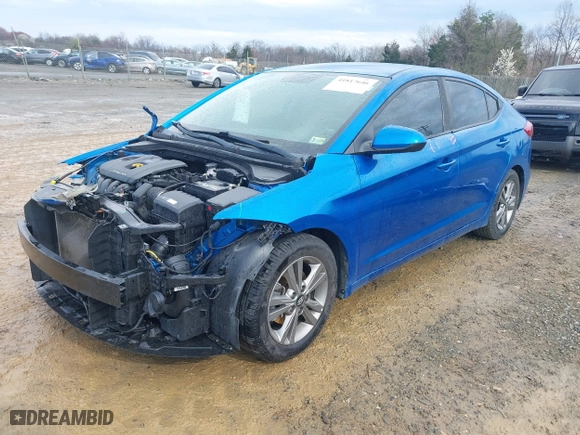 2018 Hyundai Elantra SEL with VIN 5NPD84LF8JH313285, listed as a IAAI auction lot 41817646 with 85,322 mi miles. Bid and sale history available at carsss.com. Image 18.