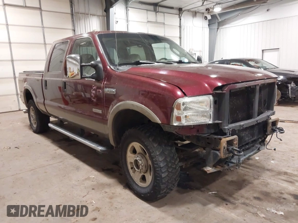 2005 Ford F-250 XL with VIN 1FTSW21P55EC24485, listed as a IAAI auction lot 41717423 with 117,214 mi miles and . Bid and sale history available at DreamBid. Image 1.