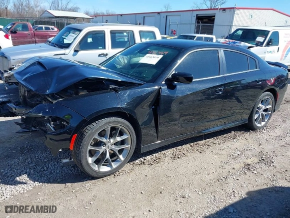 2021 Dodge Charger GT with VIN 2C3CDXHG9MH679252, listed as a IAAI auction lot 41663079 with 25,934 mi miles. Bid and sale history available at carsss.com. Image 2.