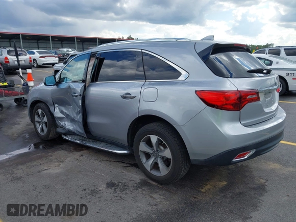 2016 Acura MDX with VIN 5FRYD3H21GB009055, listed as a IAAI auction lot 42012020 with 132,058 mi miles and . Bid and sale history available at DreamBid. Image 3.