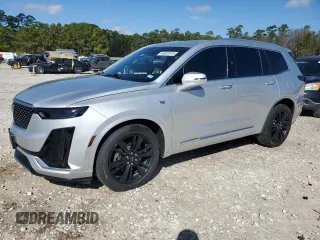 2020 Cadillac XT6 FWD Premium Luxury with VIN 1GYKPERSXLZ218589, listed as a Copart auction lot 46632615 with 57,876 mi miles and Clean Title. Bid and sale history available at carsss.com. Image 1.