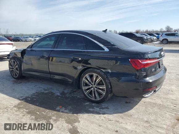 2020 Audi A6 Premium Plus with VIN WAUE8AF27LN051884, listed as a Copart auction lot 45952595 with 69,552 mi miles and Salvage Title. Bid and sale history available at carsss.com. Image 2.