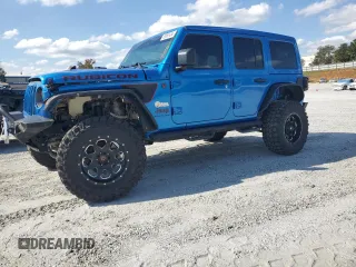 2023 Jeep Wrangler Rubicon с VIN 1C4HJXFN5PW504658, выставлен на аукционе Copart как лот 69063484 с пробегом 32 490 миль миль и Списание • Salvage title. История ставок и продаж доступна на DreamBid. Изображение 1.