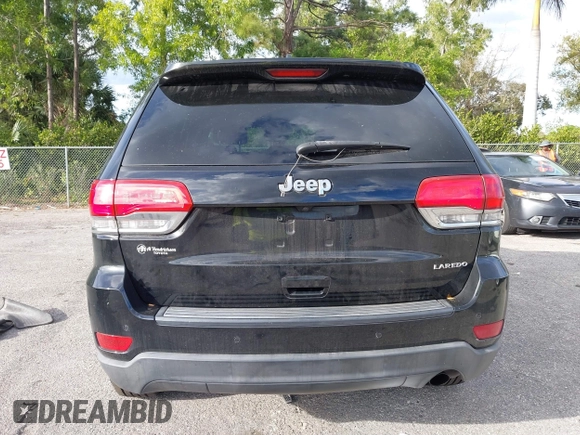 2017 Jeep Grand Cherokee Laredo with VIN 1C4RJEAG5HC663930, listed as a IAAI auction lot 41684918 with 91,063 mi miles. Bid and sale history available at carsss.com. Image 17.