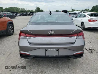 2023 Hyundai Elantra SEL with VIN KMHLS4AG7PU500424, listed as a Copart auction lot 55018164 with 2,642 mi miles and Salvage Title. Bid and sale history available at DreamBid. Image 6.