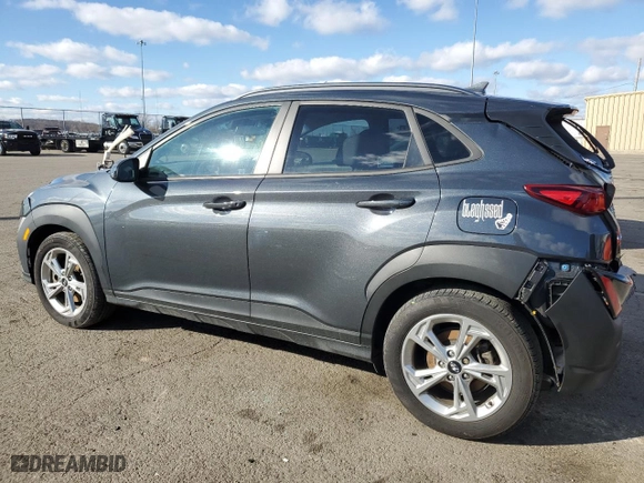 2022 Hyundai Kona SEL with VIN KM8K3CAB4NU808204, listed as a Copart auction lot 47819445 with 66,616 mi miles and Salvage Title. Bid and sale history available at carsss.com. Image 2.