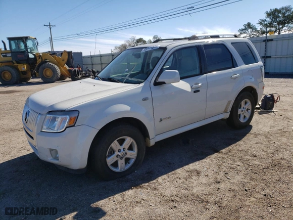 2009 Mercury Mariner Hybrid with VIN 4M2CU29369KJ21301, listed as a Copart auction lot 89171825 with 207,355 mi miles and Salvage Title. Bid and sale history available at carsss.com. Image 1.