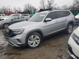 2022 Volkswagen Atlas 3.6L V6 SE w/Technology with VIN 1V2HR2CA7NC543262, listed as a Copart auction lot 43379555 with 61,109 mi miles and Salvage Title. Bid and sale history available at carsss.com. Image 1.