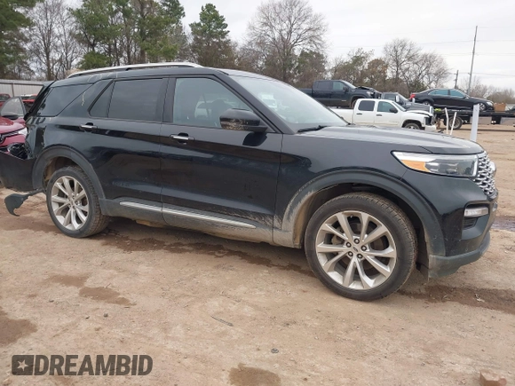2022 Ford Explorer Platinum with VIN 1FM5K8HC5NGA35754, listed as a IAAI auction lot 41334528 with 65,772 mi miles. Bid and sale history available at carsss.com. Image 1.