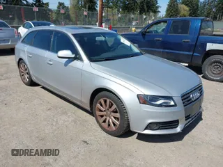 2010 Audi A4 2.0T Premium Plus with VIN WAUWFAFL8AA009361, listed as a IAAI auction lot 42013117 with 108,985 mi miles. Bid and sale history available at carsss.com. Image 1.