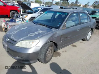 2004 Honda Civic LX with VIN 2HGES16524H565541, listed as a IAAI auction lot 41916313 with 120,537 mi miles. Bid and sale history available at carsss.com. Image 2.