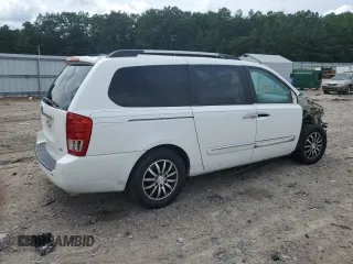 2012 Kia Sedona EX with VIN KNDMH4C76C6438727, listed as a Copart auction lot 65416374 with 210,710 mi miles and Salvage Title. Bid and sale history available at carsss.com. Image 3.