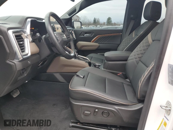 2023 GMC Canyon 4WD Denali with VIN 1GTP6FEK4P1170117, listed as a Copart auction lot 79362674 with 12,880 mi miles and Non Repairable. Bid and sale history available at carsss.com. Image 7.