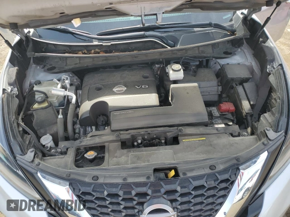 2023 Nissan Murano SL with VIN 5N1AZ2CJ7PC131408, listed as a Copart auction lot 45731385 with 42,936 mi miles and Non Repairable. Bid and sale history available at DreamBid. Image 12.