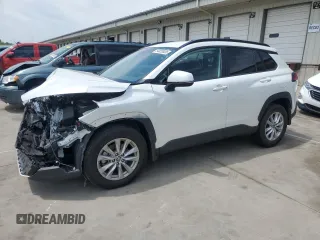 2023 Toyota Corolla Cross LE with VIN 7MUCAAAG2PV053730, listed as a Copart auction lot 54825035 with 33,313 mi miles and Salvage title. Bid and sale history available at DreamBid. Image 1.