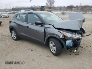 2021 Nissan Kicks S z VIN 3N1CP5BV9ML488973, wystawiony jako Copart lot #49026305 z przebiegiem 74 329 mil mil oraz Szkoda całkowita • Salvage title. Historia ofert i sprzedaży dostępna na DreamBid. Obrazek 4.