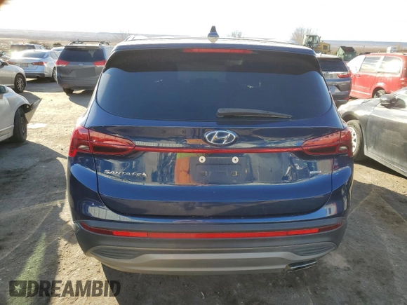 2021 Hyundai Santa Fe SE with VIN 5NMS1DAJ0MH333941, listed as a Copart auction lot 46282625 with 63,610 mi miles and Salvage Title. Bid and sale history available at carsss.com. Image 6.