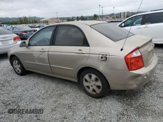2005 Kia Spectra LX with VIN KNAFE122655108260, listed as a Copart auction lot 53750355 with 146,157 mi miles and Clean Title. Bid and sale history available at carsss.com. Image 2.