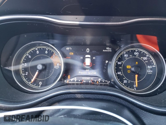 2019 Jeep Cherokee Limited with VIN 1C4PJMDX8KD309317, listed as a Copart auction lot 46684945 with 153,380 mi miles and Salvage Title. Bid and sale history available at carsss.com. Image 9.