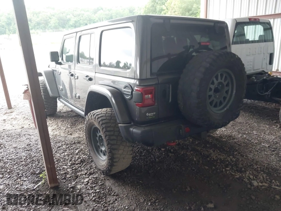 2021 Jeep Wrangler Unlimited Rubicon with VIN 1C4JJXFM6MW538774, listed as a IAAI auction lot 42368651 with 49,490 mi miles and . Bid and sale history available at DreamBid. Image 3.