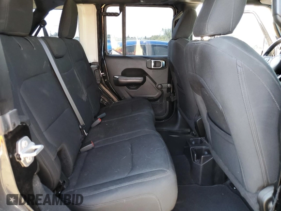 2018 Jeep Wrangler Unlimited Sport S with VIN 1C4HJXDG6JW145865, listed as a Copart auction lot 59041465 with 93,513 mi miles and Salvage title. Bid and sale history available at DreamBid. Image 10.