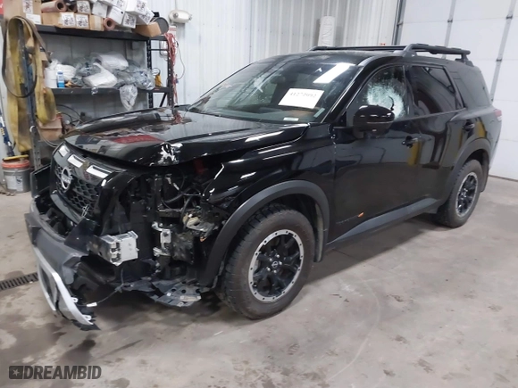 2024 Nissan Pathfinder Rock Creek with VIN 5N1DR3BD4RC257873, listed as a IAAI auction lot 41272092 with 3,324 mi miles. Bid and sale history available at carsss.com. Image 22.