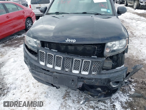 2017 Jeep Compass Latitude z VIN 1C4NJDEB9HD129184, wystawiony jako IAAI lot #41441314 z przebiegiem 45 764 mil mil oraz . Historia ofert i sprzedaży dostępna na DreamBid. Obrazek 6.