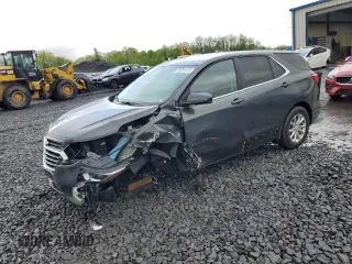 2021 Chevrolet Equinox LT z VIN 3GNAXUEV4ML368743, wystawiony jako Copart lot #55791975 z przebiegiem 45 950 mil mil oraz Szkoda całkowita • Salvage title. Historia ofert i sprzedaży dostępna na DreamBid. Obrazek 1.