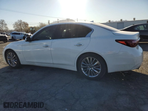2018 Infiniti Q50 Luxe with VIN JN1EV7AP0JM363553, listed as a Copart auction lot 88481425 with 152,164 mi miles and Salvage Title. Bid and sale history available at DreamBid. Image 2.