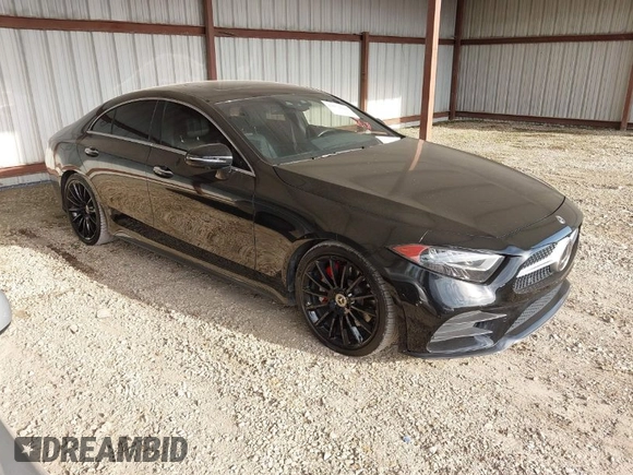 2019 Mercedes-Benz CLS with VIN WDD2J5KB3KA014592, listed as a IAAI auction lot 42074216 with 115,242 mi miles. Bid and sale history available at carsss.com. Image 1.