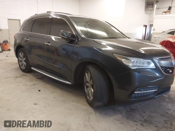 2014 Acura MDX Advance with VIN 5FRYD4H83EB047748, listed as a IAAI auction lot 41112451 with 126,791 mi miles and . Bid and sale history available at carsss.com. Image 1.