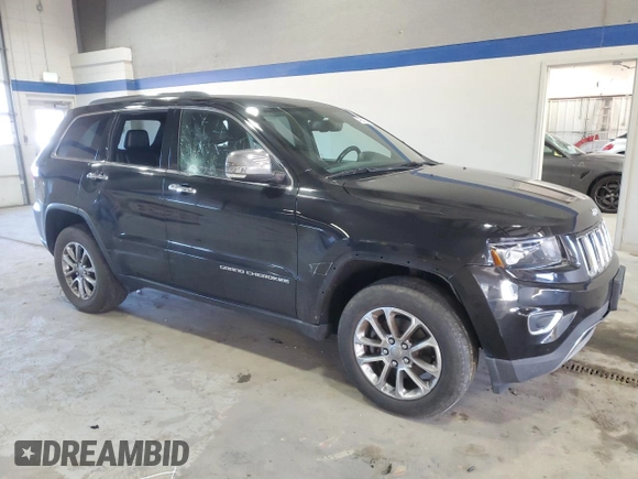 2015 Jeep Grand Cherokee Limited with VIN 1C4RJFBG2FC887173, listed as a Copart auction lot 49604255 with 154,760 mi miles and Salvage Title. Bid and sale history available at carsss.com. Image 4.
