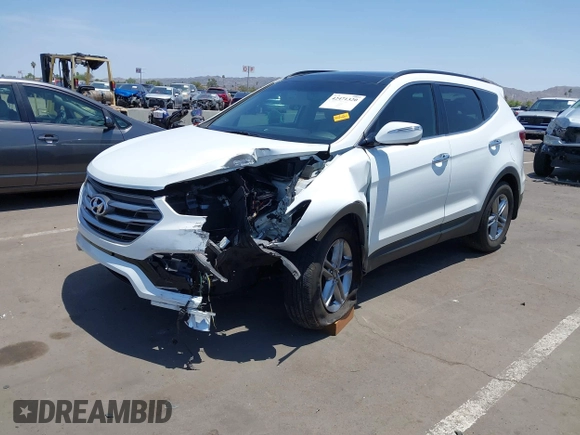 2018 Hyundai Santa Fe 2.4L with VIN 5NMZU3LB4JH054123, listed as a IAAI auction lot 42471320 with 53,464 mi miles and . Bid and sale history available at DreamBid. Image 6.
