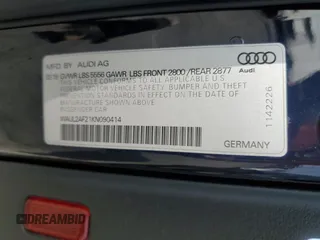 2019 Audi A6 Premium Plus z VIN WAUL2AF21KN090414, wystawiony jako Copart lot #53577805 z przebiegiem 168 891 mil mil oraz Szkoda całkowita • Salvage title. Historia ofert i sprzedaży dostępna na DreamBid. Obrazek 12.