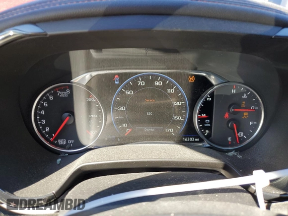 2023 Chevrolet Blazer RS with VIN 3GNKBKRS0PS234023, listed as a Copart auction lot 47880125 with 16,303 mi miles and Salvage title. Bid and sale history available at DreamBid. Image 9.