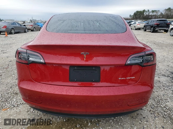 2023 Tesla Model 3 Long Range with VIN 5YJ3E1EB9PF471347, listed as a Copart auction lot 46281835 with Not Provided miles and Salvage Title. Bid and sale history available at DreamBid. Image 6.