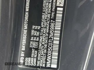 2020 MINI Hardtop Cooper S with VIN WMWXR5C07L2M59867, listed as a Copart auction lot 56948725 with 71,619 mi miles and Non repairable. Bid and sale history available at DreamBid. Image 13.