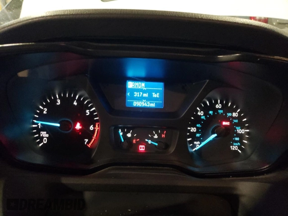 2016 Ford Transit with VIN 1FMZK1ZG5GKB12360, listed as a Copart auction lot 69201024 with 90,943 mi miles and Salvage Title. Bid and sale history available at DreamBid. Image 9.