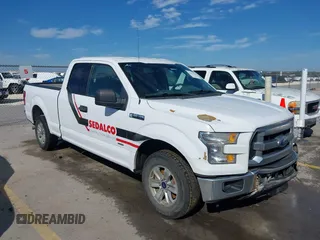 2017 Ford F-150 XL with VIN 1FTEX1CG9HKD76051, listed as a IAAI auction lot 41673314 with 236,509 mi miles and . Bid and sale history available at DreamBid. Image 1.