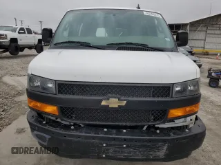 2020 Chevrolet Express Cargo Van with VIN 1GCWGAFP3L1254185, listed as a Copart auction lot 43260375 with 59,636 mi miles and Clean Title. Bid and sale history available at carsss.com. Image 5.