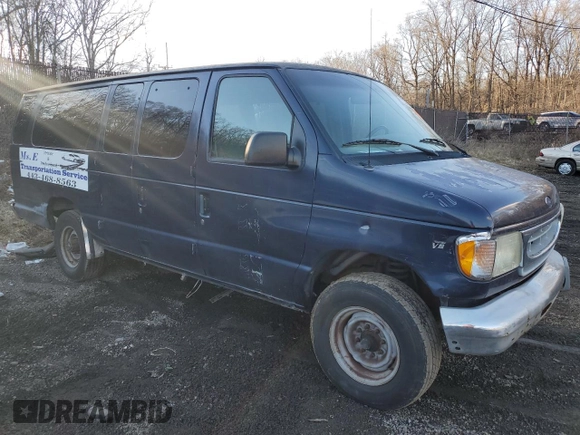2001 Ford Econoline Passenger XL with VIN 1FBSS31L41HA97689, listed as a Copart auction lot 42326915 with 131,072 mi miles and Salvage title. Bid and sale history available at DreamBid. Image 4.