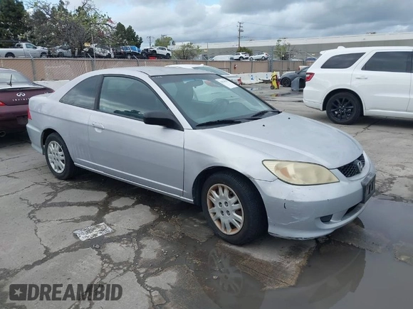 2004 Honda Civic LX with VIN 1HGEM22574L004759, listed as a IAAI auction lot 41928285 with 194,580 mi miles. Bid and sale history available at carsss.com. Image 1.