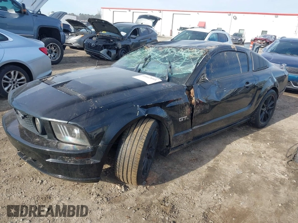2006 Ford Mustang GT Deluxe with VIN 1ZVFT82H665172030, listed as a IAAI auction lot 41647093 with Not Provided miles and . Bid and sale history available at carsss.com. Image 2.