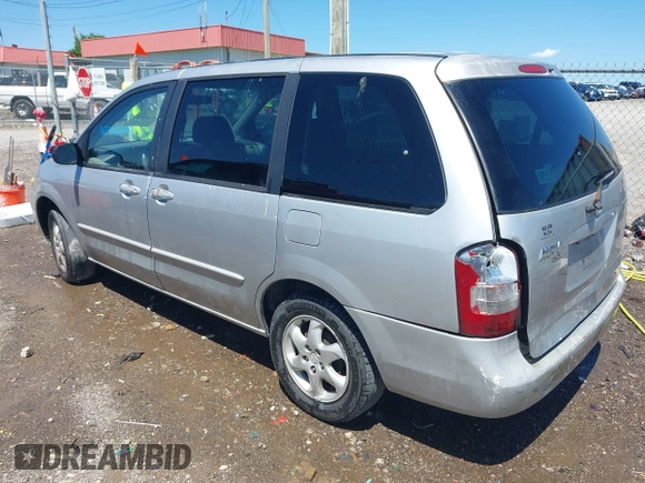 2000 Mazda MPV DX with VIN JM3LW28G8Y0125047, listed as a IAAI auction lot 42305890 with 214,647 mi miles and . Bid and sale history available at DreamBid. Image 3.