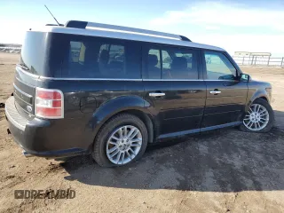 2015 Ford Flex SEL with VIN 2FMHK6C85FBA21138, listed as a Copart auction lot 50011725 with 115,897 mi miles and Salvage Title. Bid and sale history available at carsss.com. Image 3.