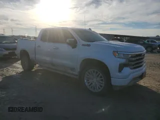 2024 Chevrolet Silverado 1500 High Country with VIN 3GCUDJED2RG458218, listed as a Copart auction lot 88044295 with Not Provided miles and Salvage Title. Bid and sale history available at DreamBid. Image 4.