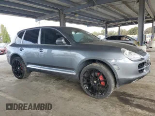 2004 Porsche Cayenne S with VIN WP1AB29P94LA70142, listed as a Copart auction lot 53356685 with 207,313 mi miles and Salvage Title. Bid and sale history available at carsss.com. Image 4.