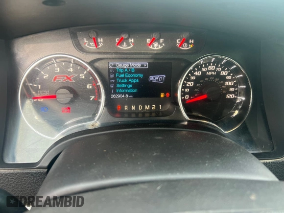2013 Ford F-150 XL with VIN 1FTFW1EF9DKD50104, listed as a Copart auction lot 56274805 with 262,904 mi miles and Clean Title. Bid and sale history available at DreamBid. Image 8.