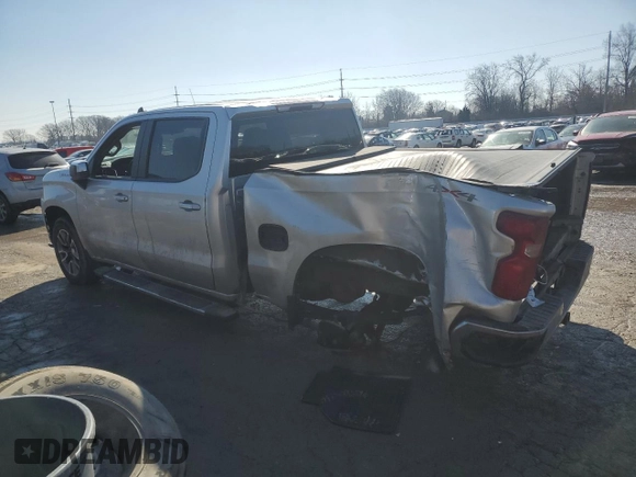 2020 Chevrolet Silverado 1500 LT with VIN 3GCUYDED1LG421190, listed as a Copart auction lot 46232835 with 145,558 mi miles and Salvage Title. Bid and sale history available at DreamBid. Image 2.
